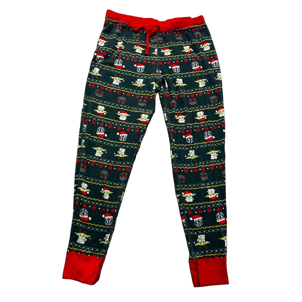 Hanna Andersson Star Wars Grogu Adult Unisex Jogger Pajama Pant Christmas XL